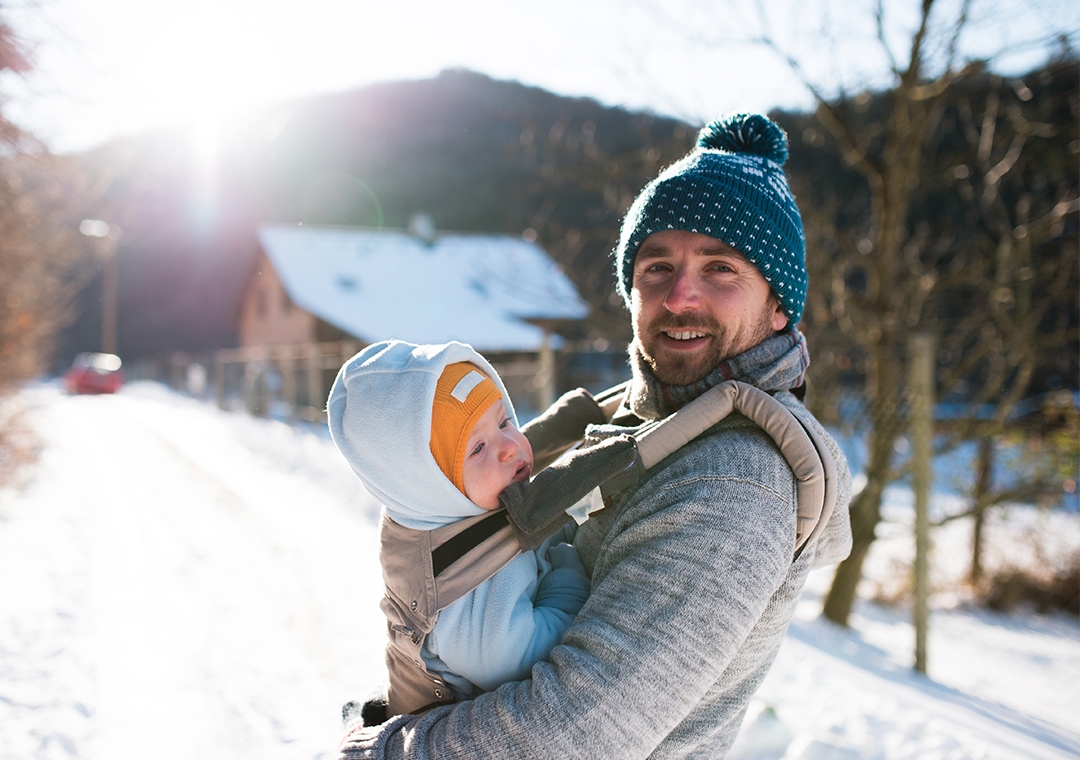 Winter dress baby carrier