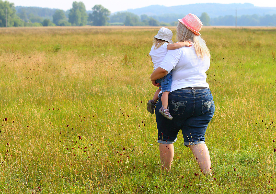 Baby carrier for obese mom