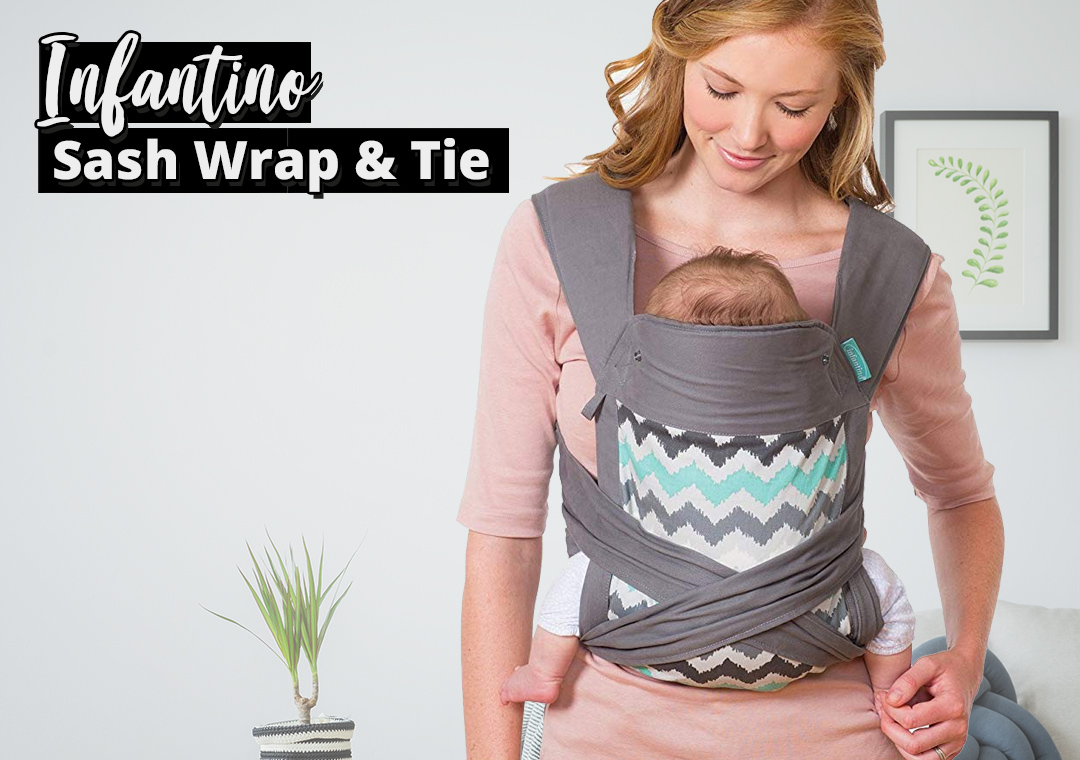 Infantino Sash Wrap and Tie Baby Carrier Infantino Sash Wrap and Tie Baby Carrier