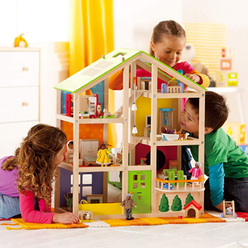 Wooden Dollhouse Wooden Dollhouse