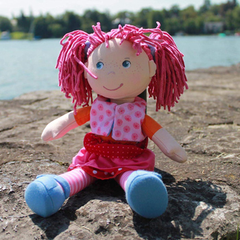 Lilli-Lou Soft Doll with Pink Hair 