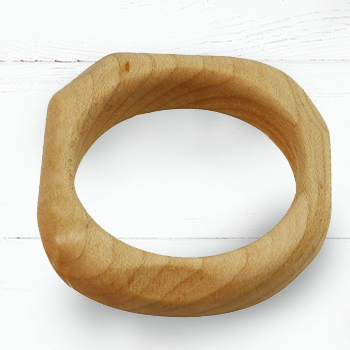 Maple Teether in Jojoba Finish