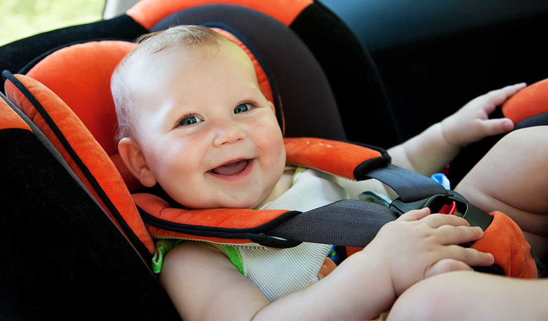 Baby in car seat