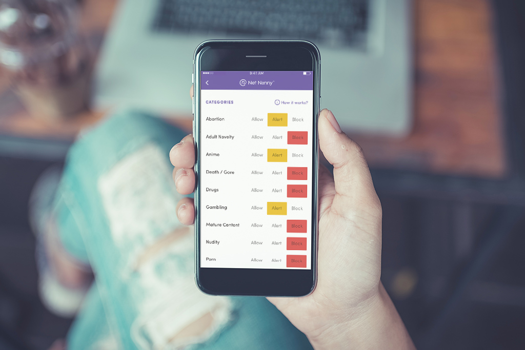 Net Nanny parental control app