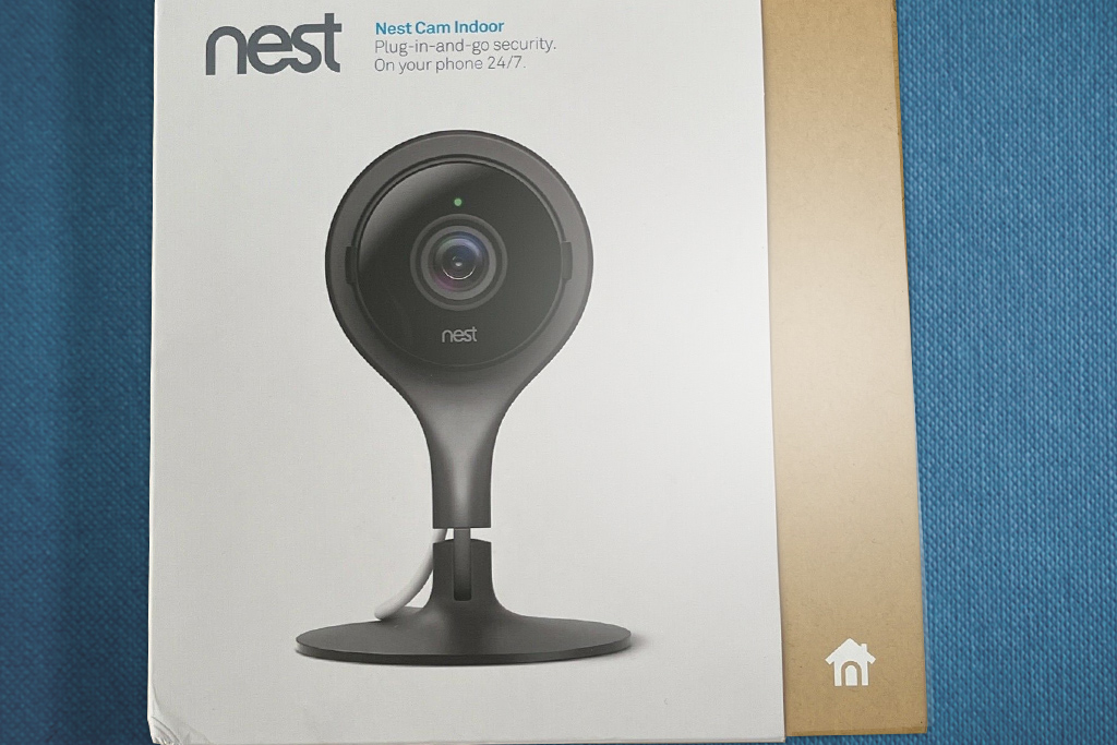 Nest cam in box