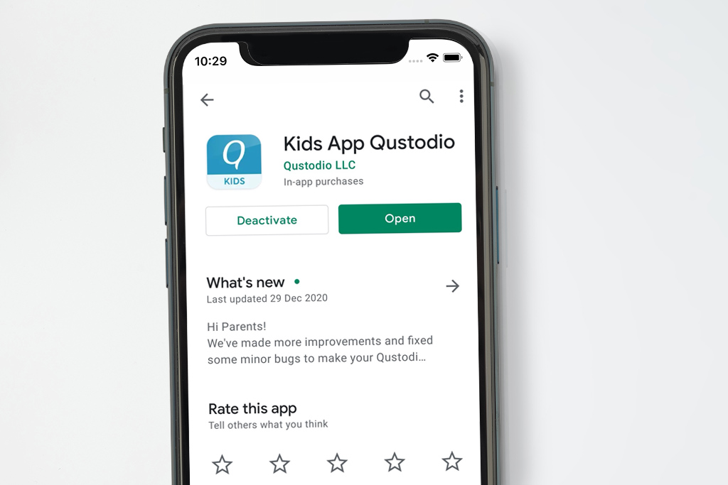 Install Qustodio app