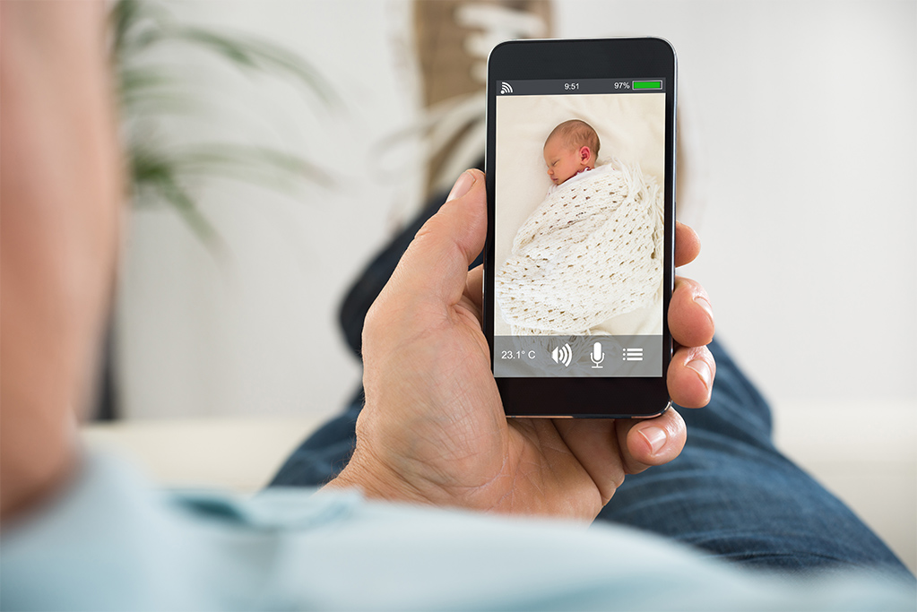Smartphone baby monitoring