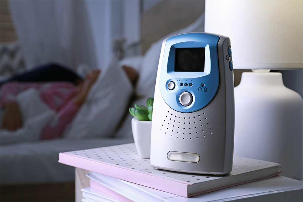 Sleeping with baby monitor on